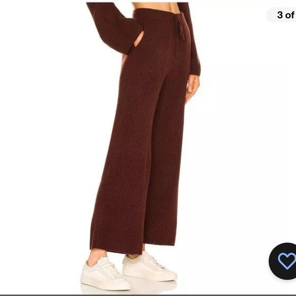 One Grey Day For Revolve Ribbed Pant in Cinnabar - S - Picture 1 of 10